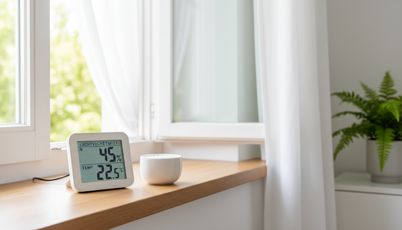 Schimmel voorkomen met een luchtvochtigheidsmeter: Praktische tips