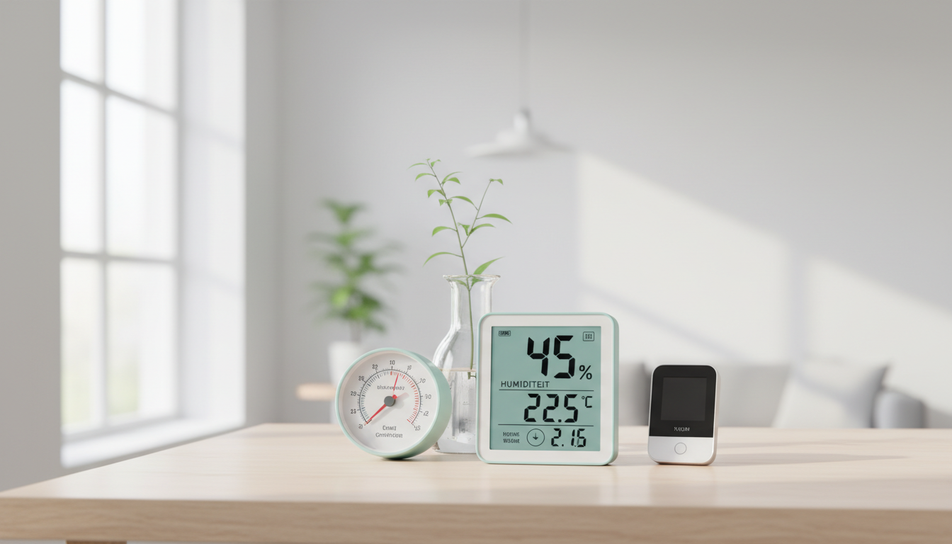 Hoe werkt een luchtvochtigheidsmeter? Uitleg en meetprincipes