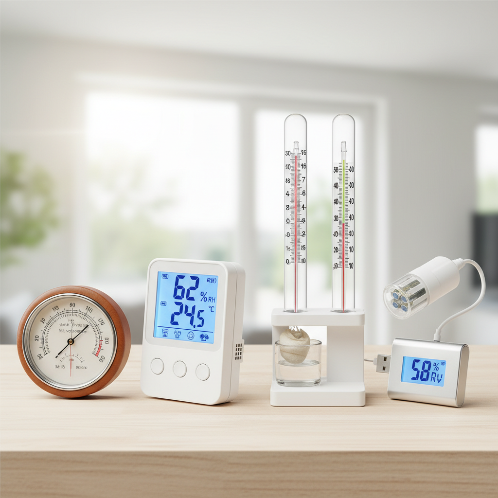 Hygrometer werking: vier verschillende meettechnieken
